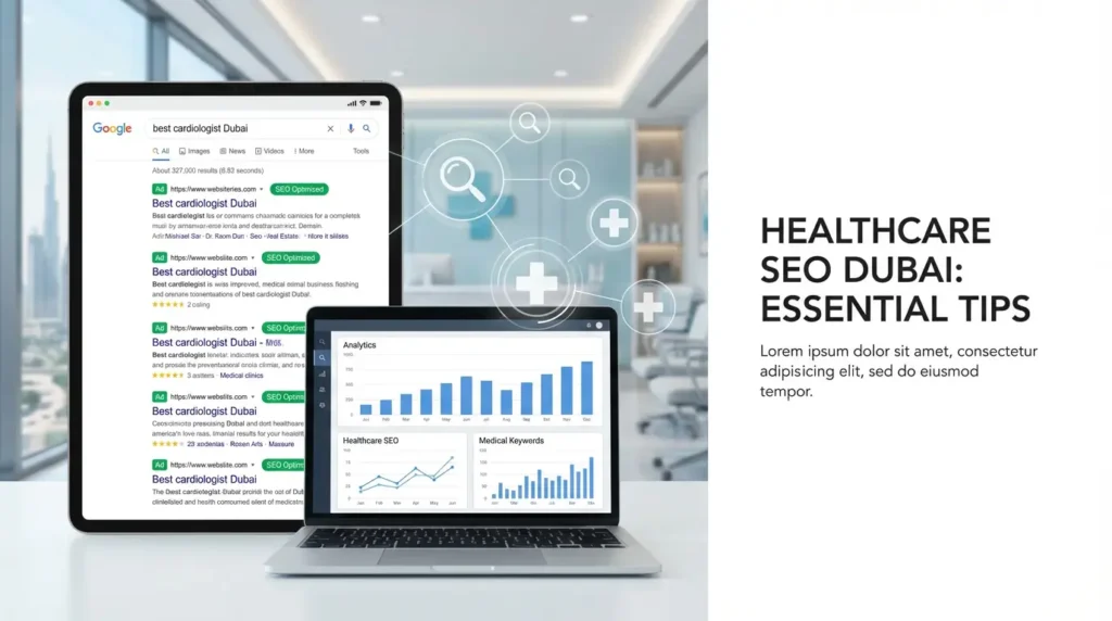 Healthcare SEO Google Results Image