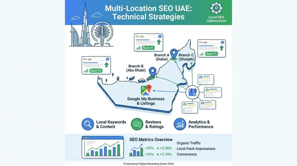 Multi-Location SEO UAE Branch Ranking